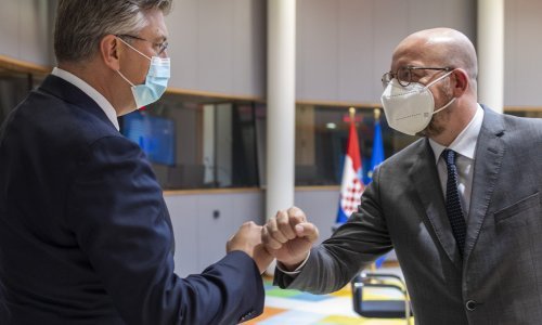 Plenković s Michelom o ulasku Hrvatske u Schengen i drugim temama