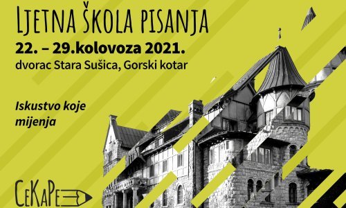 Ljetna škola pisanja 2021. u dvorcu Stara Sušica