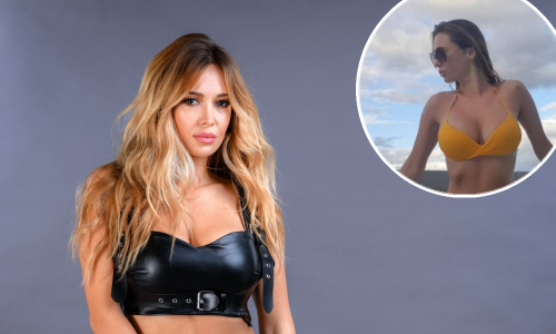 [FOTO] Kostim Lidije Bačić muku muči s njezinim oblinama, ali fanovima to ne smeta; ljetna sezona kao da je stvorena za nju