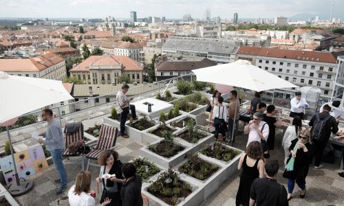 Urbano vrtlarenje u centru Zagreba, na krovu Drvenog nebodera