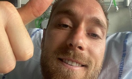 Ovo je prva fotografija Christiana Eriksena iz bolničkog kreveta; nesretni je Danac otkrio kakvo je njegovo trenutno stanje...