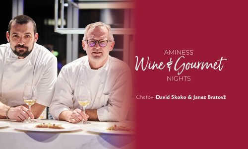 Ekskluzivnom večerom u režiji Davida Skoke i Janeza Bratovža počinje četvrta sezona Aminess Wine & Gourmet Nights