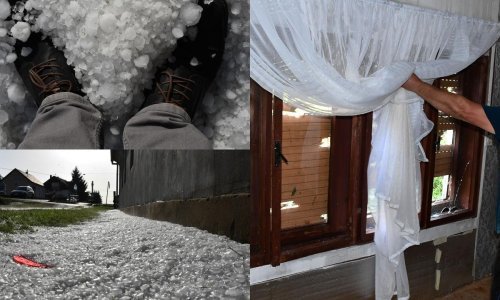 Tuča lomila sve pred sobom, stradali automobili, gotovo da nema krova na kojem nema oštećenih crijepova; gradonačelnik: Ne možete vjerovati koliko je štete napravljeno