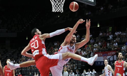 [FOTO] Sekunde su dijelile hrvatske košarkaše od povijesne blamaže; u infarktnoj su završnici ipak uspjeli pobijediti 'strašni' Tunis...