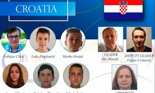 Učenicima iz Hrvatske četiri medalje na Juniorskoj balkanskoj matematičkoj olimpijadi