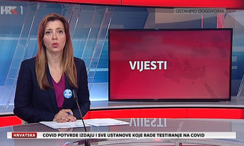 Gaf voditeljice HRT-a koja je preimenovala novi soj koronavirusa: 'Sve se više spominje i lambada soj'