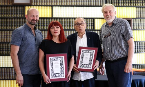 Ivan Rogić Nehajev dobitnik nagrade Fonda Miroslav Krleža, povelja posthumno Saši Anočiću