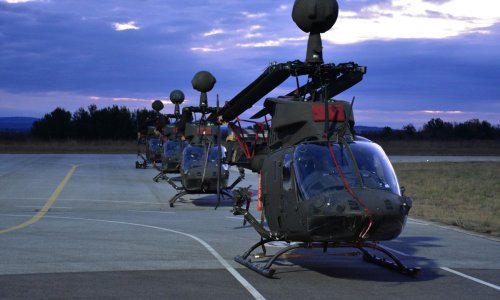 Moćni helikopteri Kiowa Warrior stigli u bazu Zemunik