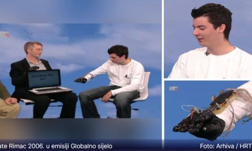 Pogledajte kako je Mate Rimac u Globalnom sijelu davne 2006. godine predstavio futurističku rukavicu i retrovizor