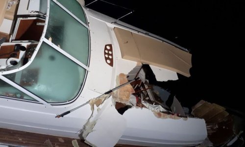 [FOTO/VIDEO] Pogledajte kako izgledaju plovila koja su se sudarila u Hvarskom kanalu