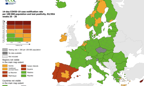 Dobre vijesti: Hrvatska je i dalje na europskoj korona karti u zelenom