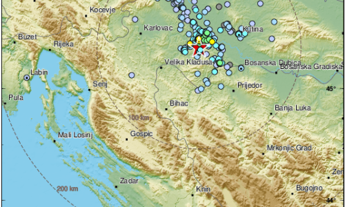 Novi slabiji potres kod Siska