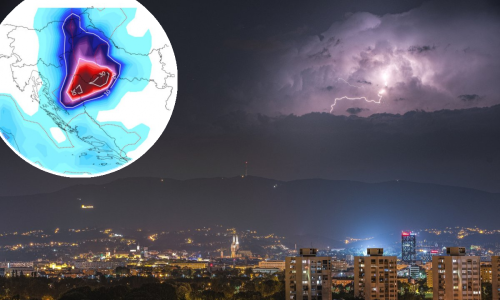 Analiza neuobičajene ciklone koja prodire nad Hrvatsku: Vikend lokalno može donijeti više kiše nego što padne u mjesec dana, spominju se pijavice i tuča