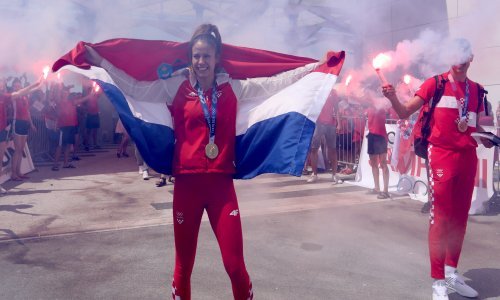 [VIDEO/FOTO] U Hrvatsku se vratili naši olimpijci u tekvondou, među njima i zlatna Matea Jelić i brončani Toni Kanaet: Samo sam radila ono što uvijek radim