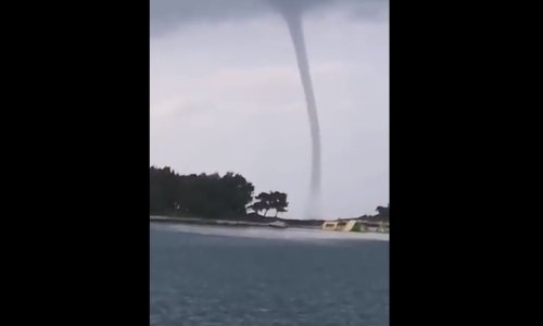 [VIDEO] Vrijeme se ne smiruje, i jutros kod Pule snimljeno nekoliko pijavica