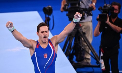[FOTO] Osma hrvatska olimpijska medalja: Tin Srbić fantastičnom vježbom osvojio srebro u Tokiju! Japanac Hashimoto bio je za nijansu bolji