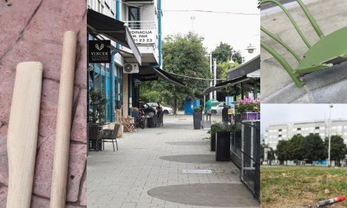 [FOTO/VIDEO] Dubrava nakon sinoćnjeg sukoba huligana izgleda zastrašujuće; Sudjelovalo je 400 osoba, oštećeni su automobili, kafići...
