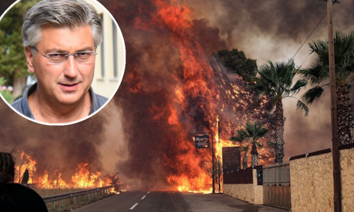 [FOTO/VIDEO] Plenković: Premijer Mitsotakis zamolio me za pomoć, Hrvatska je solidarna - šaljemo jedan kanader u Grčku