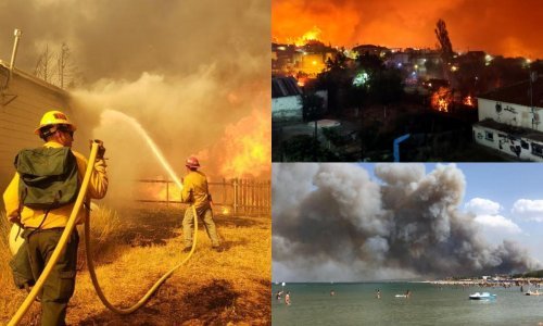 [FOTO/VIDEO] Vatrene fronte prijete Ateni, u plamenu jug Italije, u Kaliforniji izgorio Greenville