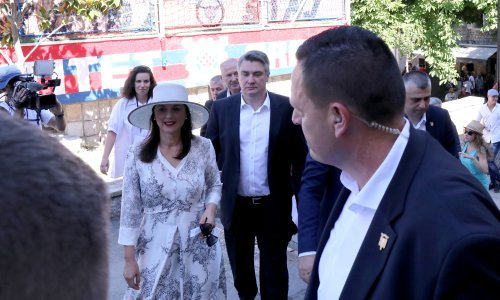 [FOTO] Prijam u Alkarskim dvorima u Sinju, uz državni vrh i olimpijski osvajači