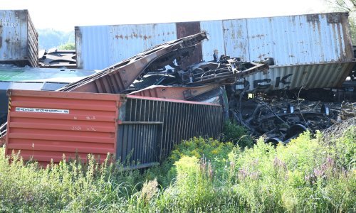 [VIDEO/FOTO] Kod Križevaca se sudarila dva teretna vlaka
