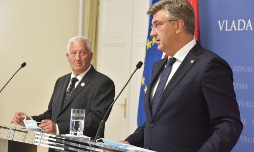 [VIDEO/FOTO] Plenković nakon sastanka s generalima: Odluke ćemo donijeti nakon što Ministarstvo pravosuđa sve analizira