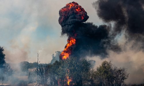 [FOTO/VIDEO] Kuće na Hvaru su obranjene uz pomoć tri kanadera