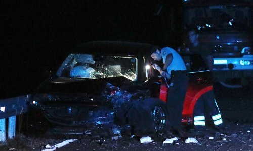 [FOTO] U frontalnom sudaru kod Vodica jedna osoba poginula, četiri ozlijeđene