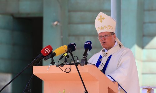 [VIDEO/FOTO] Nadbiskup Hranić u Aljmašu: Nevolja Marije u porođajnim bolovima ujedno je i slika Crkve, koju često izruguju u medijima