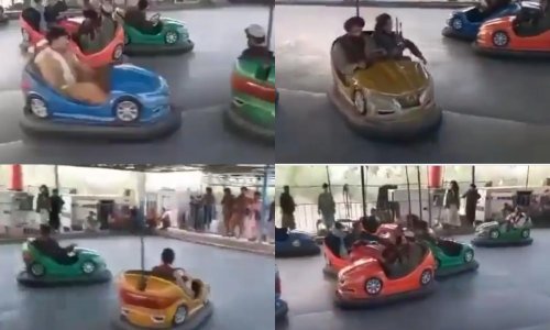 [VIDEO] Nadrealne scene iz Kabula: Talibani se u lunaparku voze u autićima i na vrtuljku