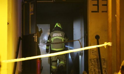 [FOTO] Tijekom noći u Splitu izgorio stan