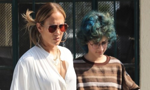 U 'martama' i zelene kose: Jennifer Lopez i njezina kći Emme njeguju posve drukčiji modni stil
