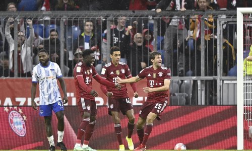 [FOTO] Bayern se brutalno obračunao s gostima iz Berlina; nezaustavljiv je opet bio čudesni Poljak Robert Lewandowski