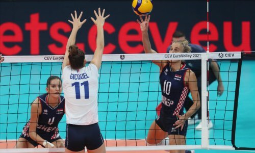 [FOTO] Hrvatske odbojkašice nakon velike borbe ostale bez četvrtfinala EP-a; u petom setu, dok se lomio rezultat, teško ih oštetio sudac