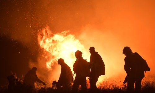 [FOTO] Zadarski vatrogasac lakše ozlijeđen pri gašenju požara kod Ražanca