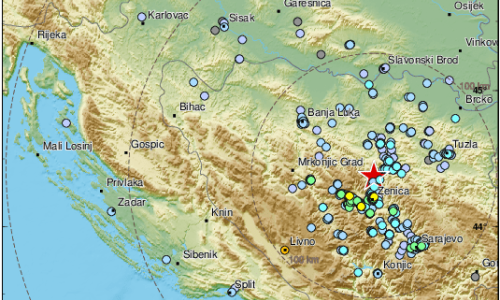 Potres od 4,5 po Richteru kod Zenice; osjetio se i u Hrvatskoj