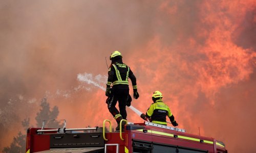 Požar u Dubravi Zabočkoj, gori spremište piljevine kod pilane