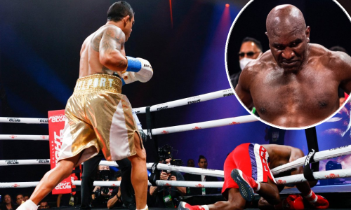 U ringu je to bila katastrofa, dvije minute primao je batine pa ga je spasio sudac i zato je neshvatljivo da Evander Holyfield tako razmišlja
