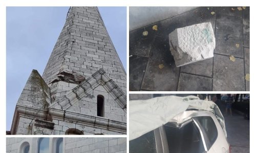 Na Braču udario grom u crkvu: Kamenje padalo na kuće i automobile