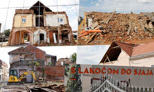Usnulo gradilište s natruhama života: Pogledajte kako izgleda  Petrinja devet mjeseci nakon razornog potresa