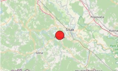 Opet potres kod Petrinje: Noćas zabilježeno podrhtavanje jačine 3,7 po Richteru