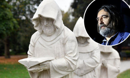 [VIDEO/FOTO] U varaždinskom parku niknula skulptura redovnika koji je nevjerojatno nalik bivšem gradonačelniku Čehoku