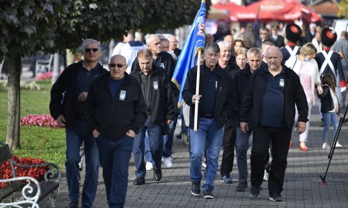 [FOTO] Vojno hodočašće u Mariji Bistrici: 'U vrijeme Domovinskog rata svaki je vojnik nosio krunicu'
