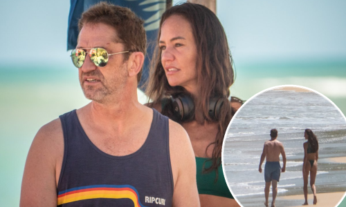 Gerard Butler ponovno uživa na odmoru i na radost brojnih obožavateljica, skinuo je majicu