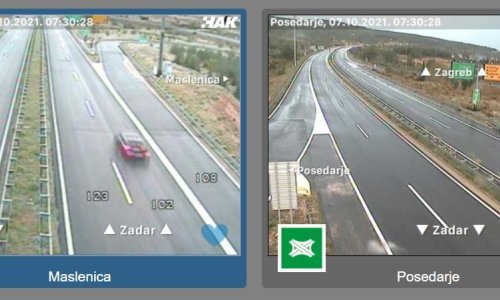 Problemi u prometu: Zbog olujnog vjetra ograničenja na A1 i A6, srna na cesti kod Vrbovskog