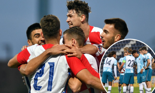 [FOTO] Golijada u derbiju mladih Hrvata i Norvežana te važna pobjeda naših talenata u borbi za Europsko prvenstvo