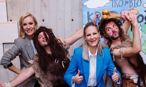 Promocija slikovnice 'Tko je bio Krapinko' - Glumice okupirale Krapinu