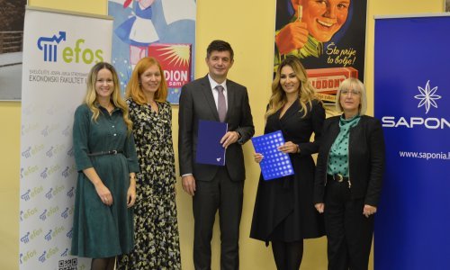 Potpisan sporazum o znanstveno-stručnoj suradnji između Ekonomskog fakulteta u Osijeku i Saponije