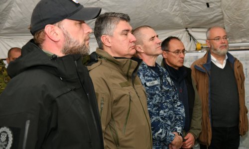 [FOTO] Milanović na vojnoj vježbi Udar 21: Vi ste čuvari granice, Vlada vam mora osigurati materijalne uvjete