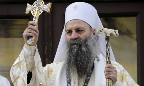 Patrijarh Porfirije predvodio liturgiju u Jasenovcu